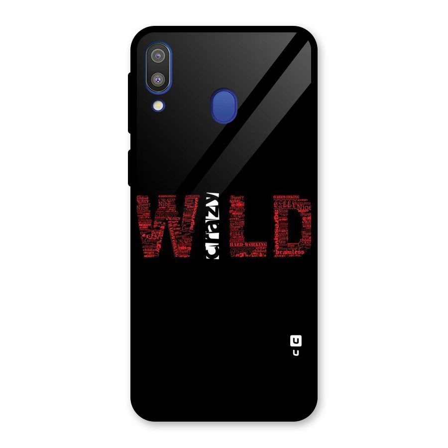 Wild Crazy Glass Back Case for Galaxy M20