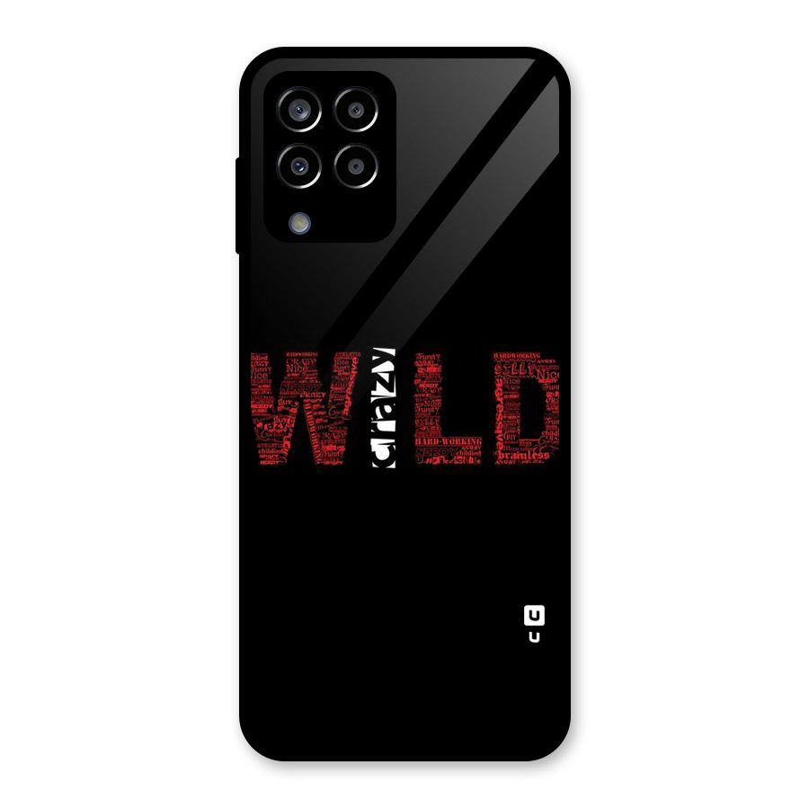 Wild Crazy Glass Back Case for Galaxy M33