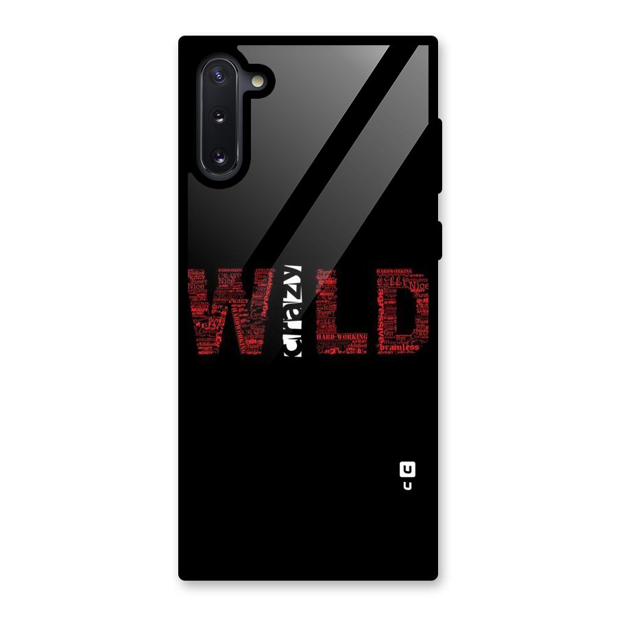 Wild Crazy Glass Back Case for Galaxy Note 10