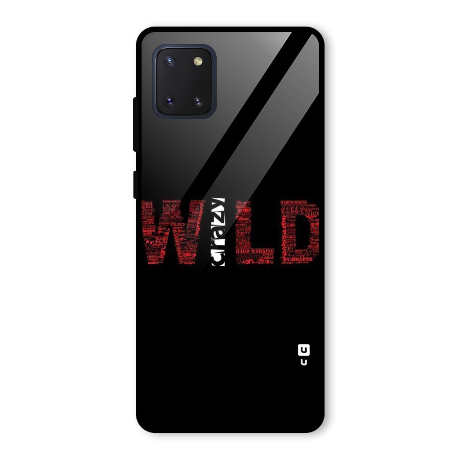 Wild Crazy Glass Back Case for Galaxy Note 10 Lite