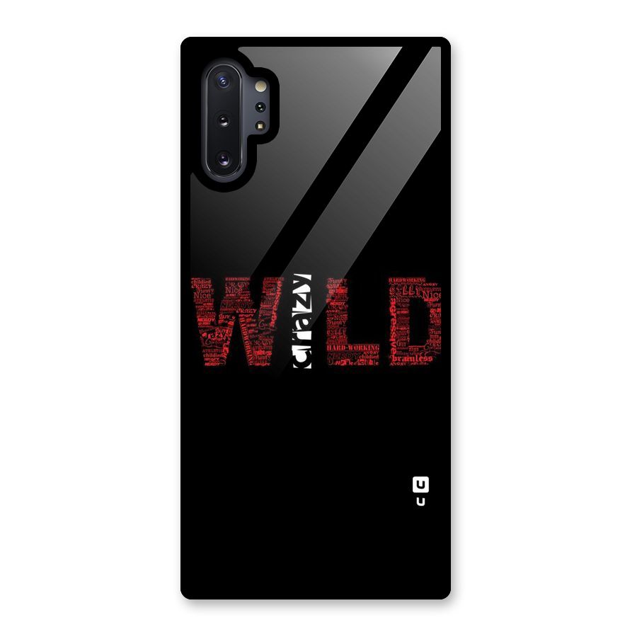 Wild Crazy Glass Back Case for Galaxy Note 10 Plus