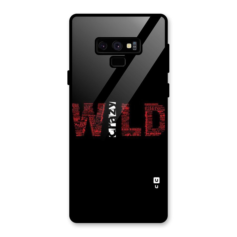 Wild Crazy Glass Back Case for Galaxy Note 9
