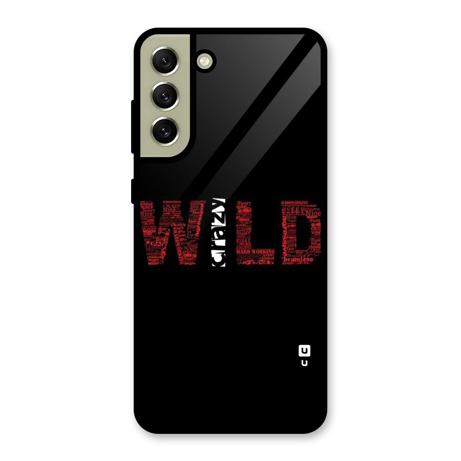 Wild Crazy Glass Back Case for Galaxy S21 FE 5G