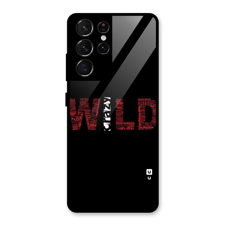 Wild Crazy Glass Back Case for Galaxy S21 Ultra 5G