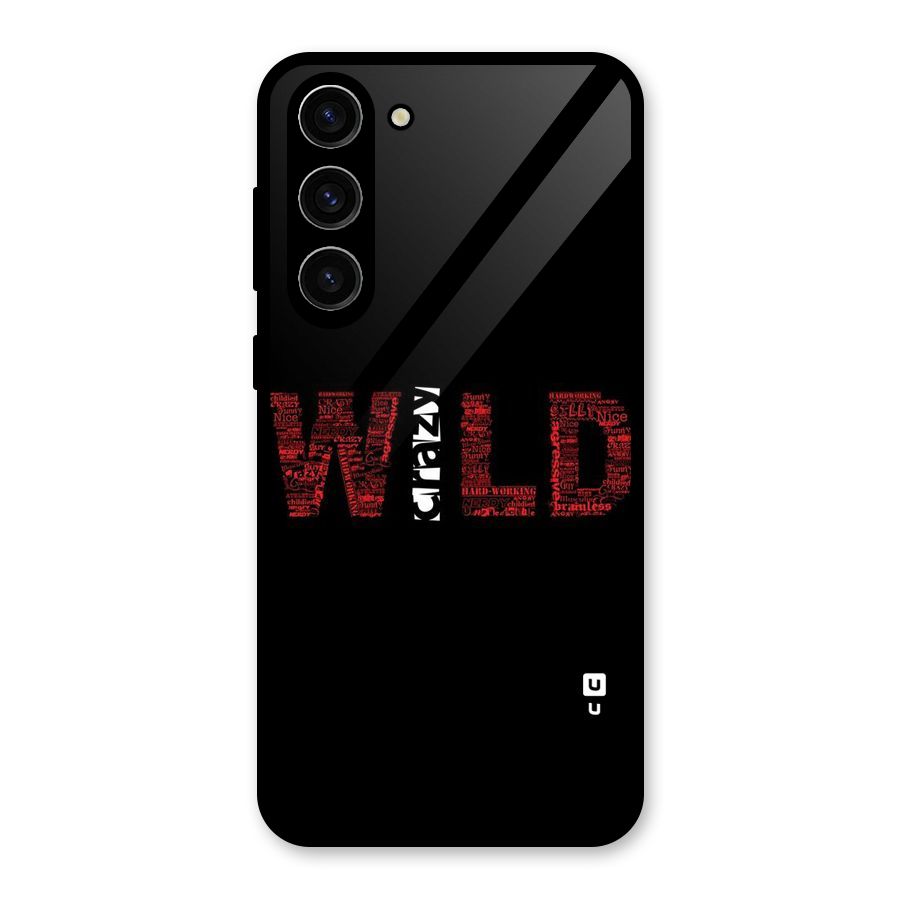 Wild Crazy Glass Back Case for Galaxy S23 Plus