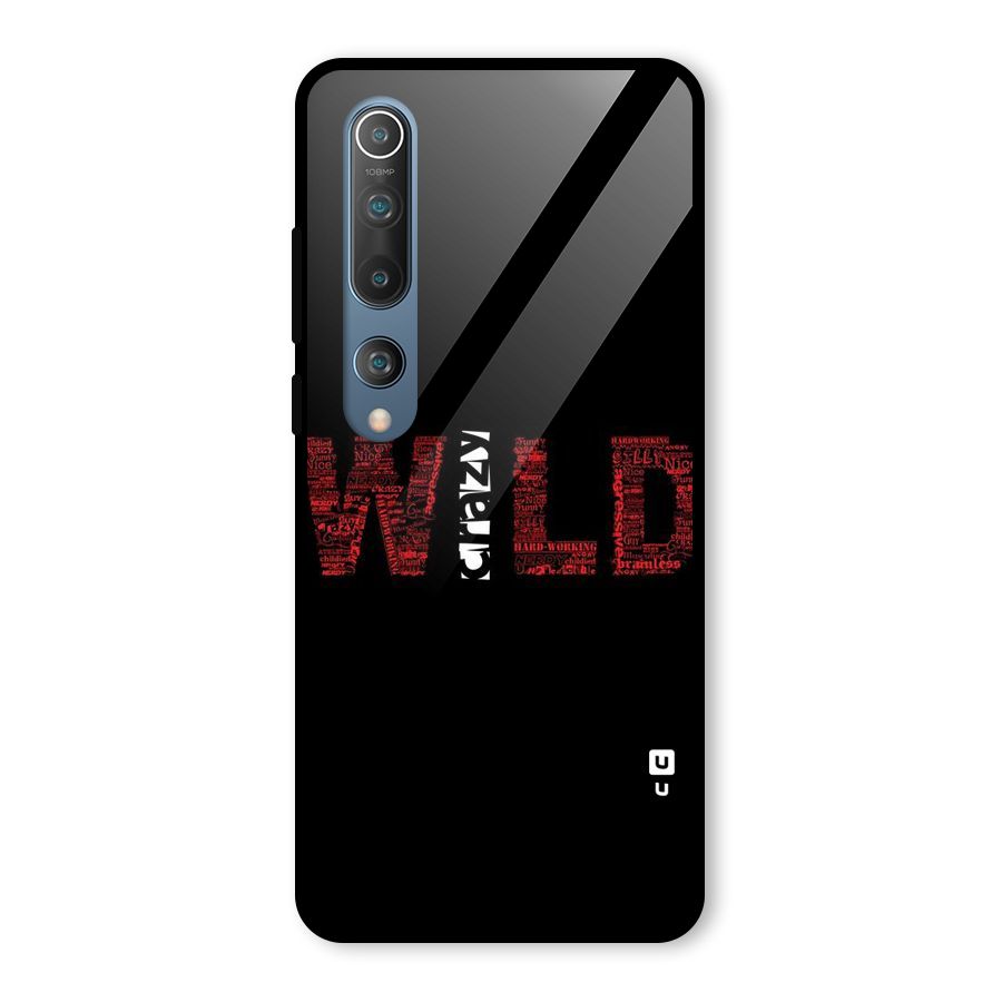 Wild Crazy Glass Back Case for Mi 10
