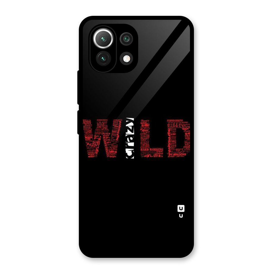 Wild Crazy Glass Back Case for Mi 11 Lite