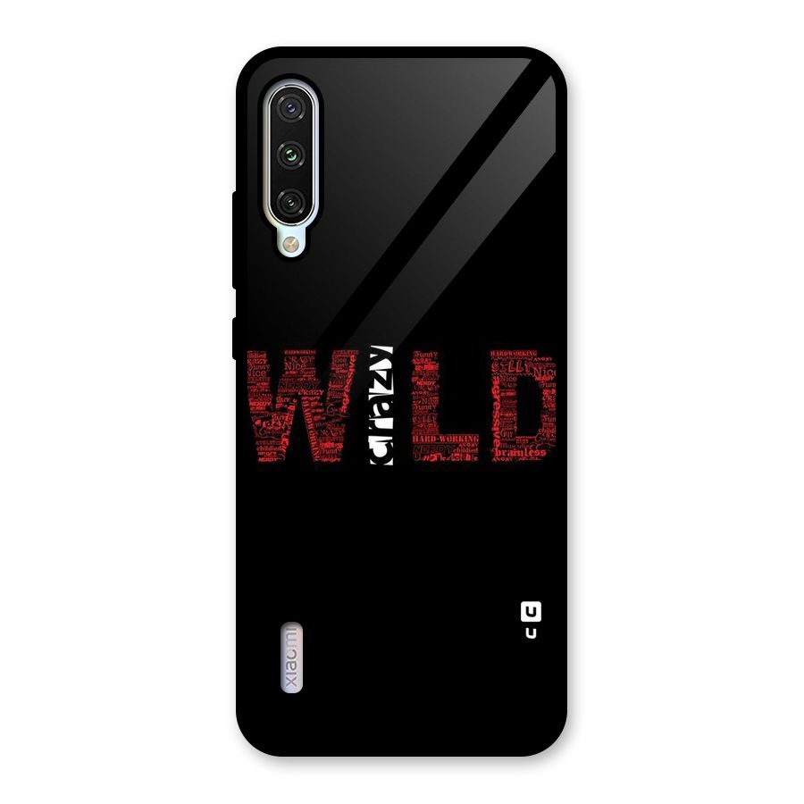 Wild Crazy Glass Back Case for Mi A3