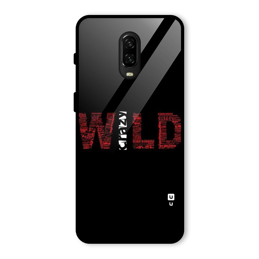 Wild Crazy Glass Back Case for OnePlus 6T