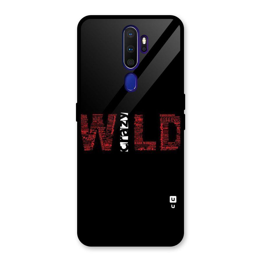 Wild Crazy Glass Back Case for Oppo A9 (2020)