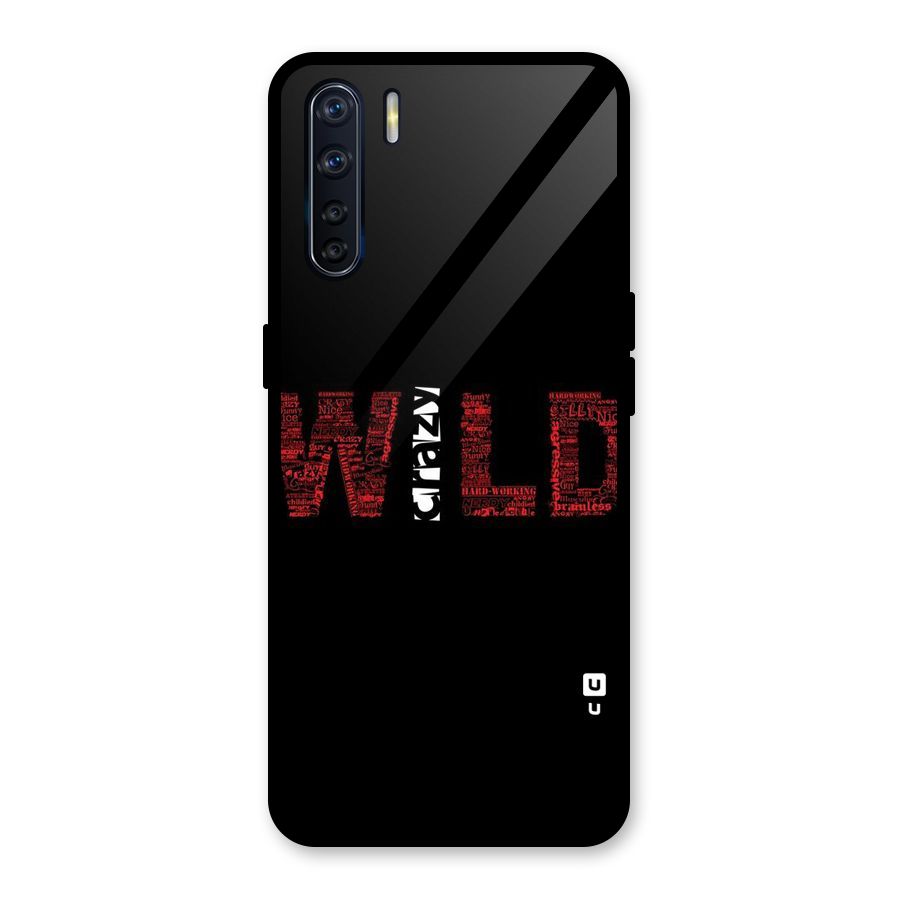 Wild Crazy Glass Back Case for Oppo F15
