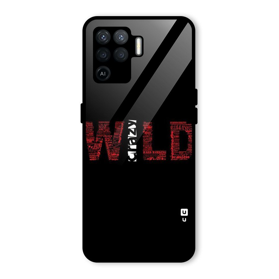 Wild Crazy Glass Back Case for Oppo F19 Pro