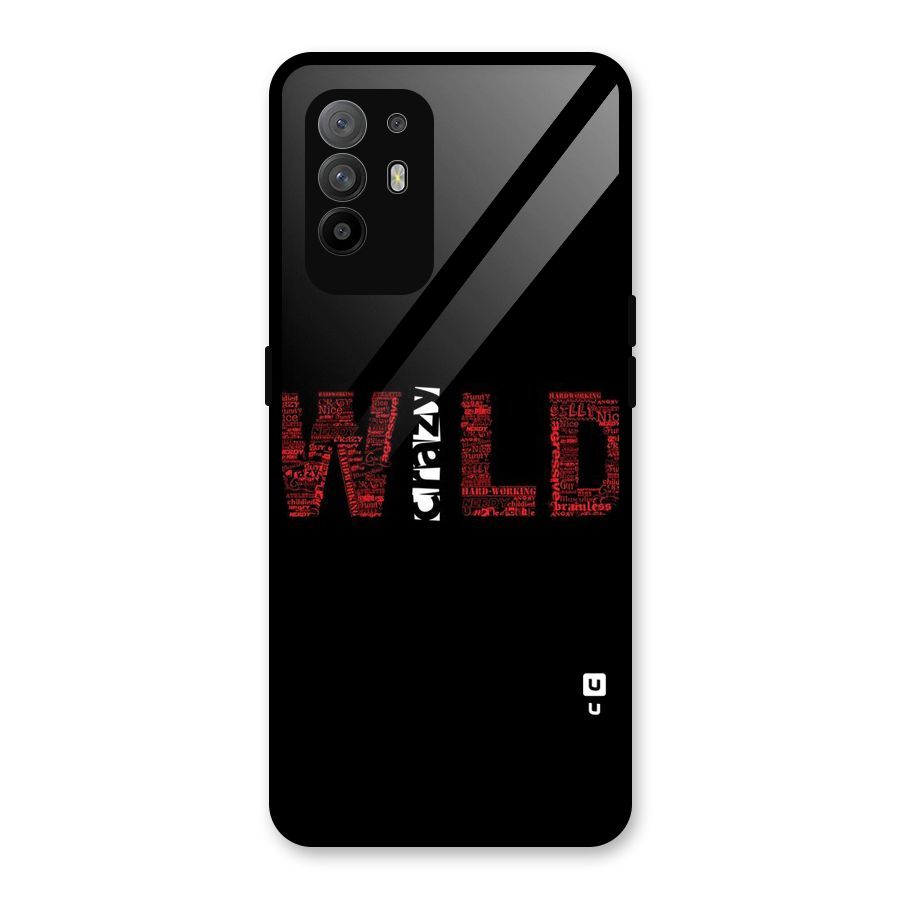 Wild Crazy Glass Back Case for Oppo F19 Pro Plus 5G