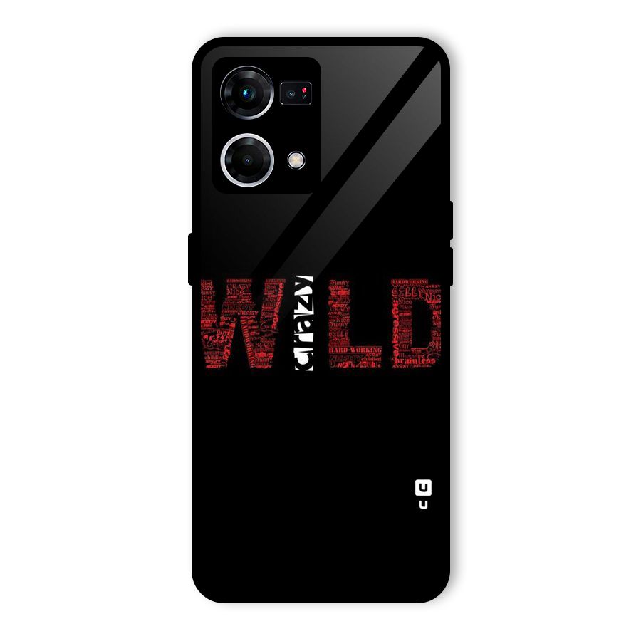 Wild Crazy Glass Back Case for Oppo F21 Pro 5G