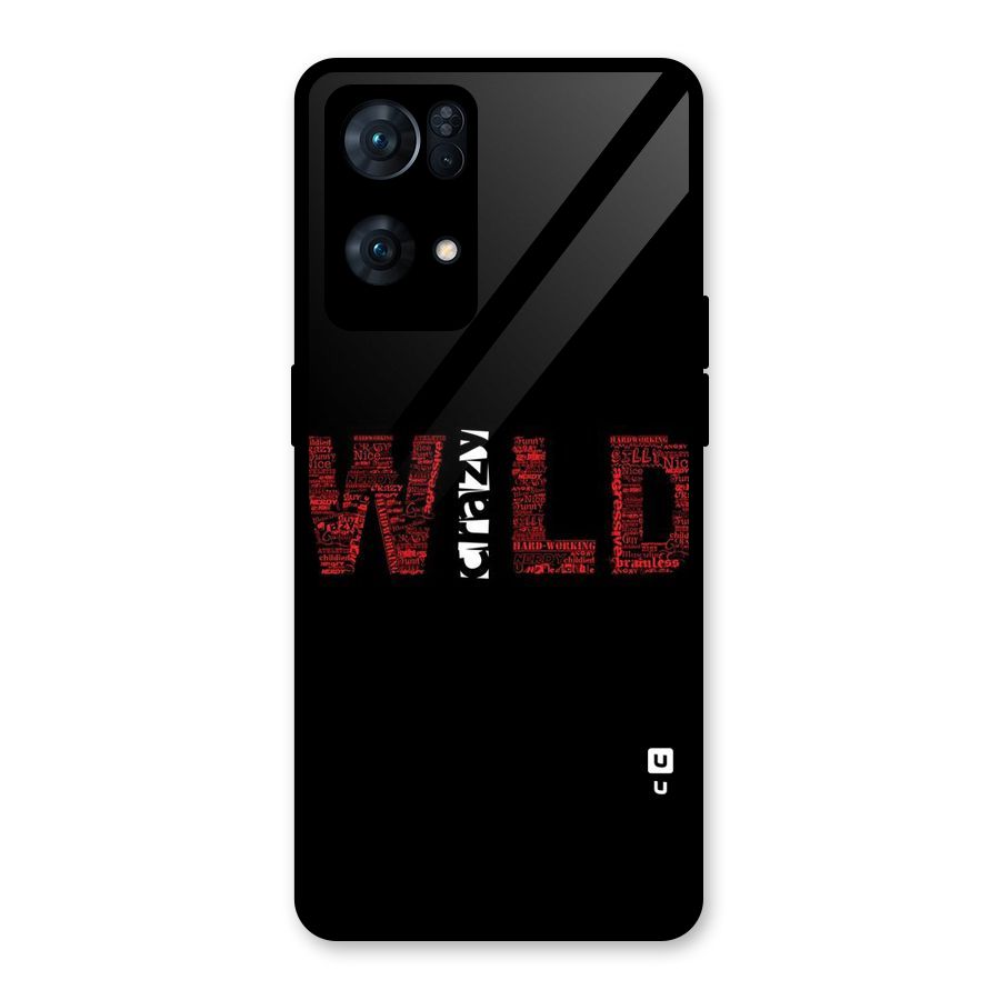 Wild Crazy Glass Back Case for Oppo Reno7 Pro 5G