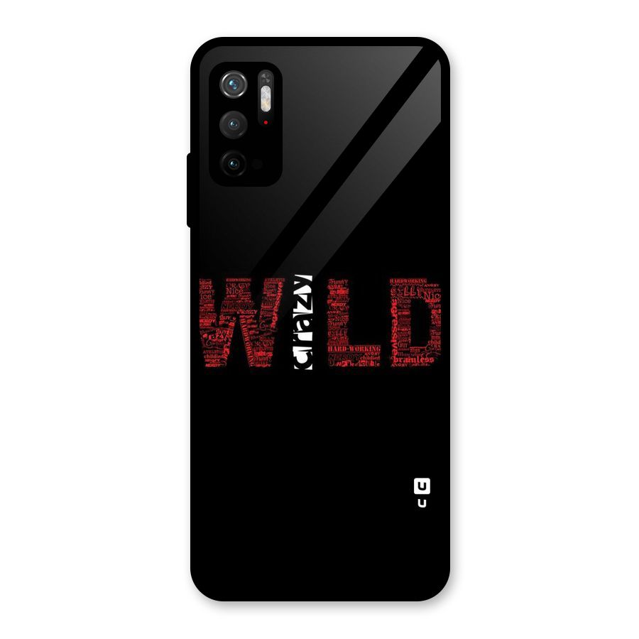 Wild Crazy Glass Back Case for Poco M3 Pro 5G