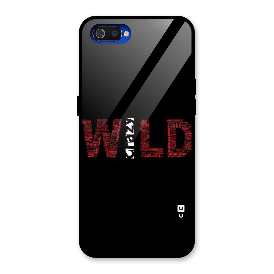 Wild Crazy Glass Back Case for Realme C2