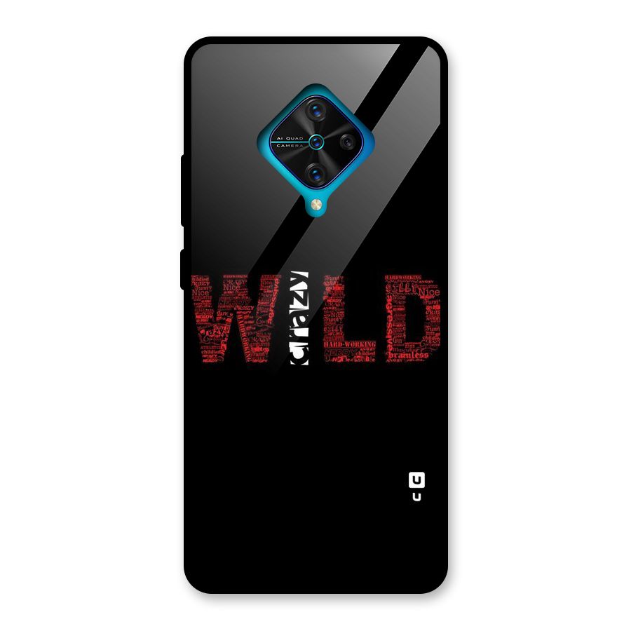 Wild Crazy Glass Back Case for Vivo S1 Pro