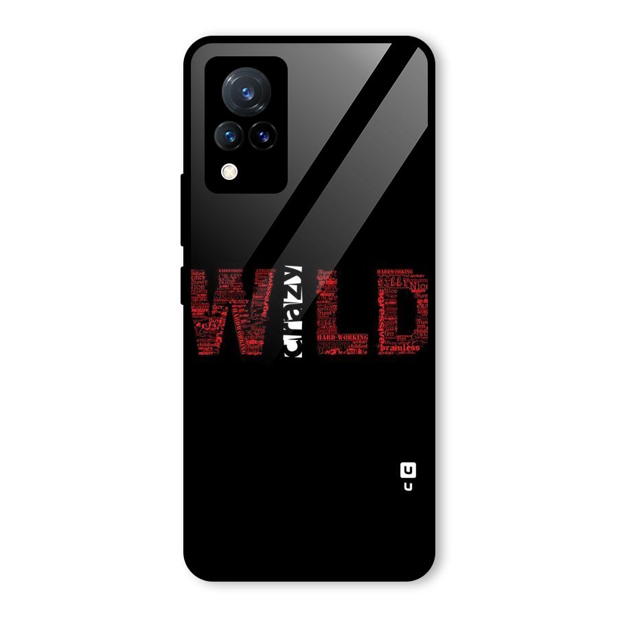 Wild Crazy Glass Back Case for Vivo V21 5G