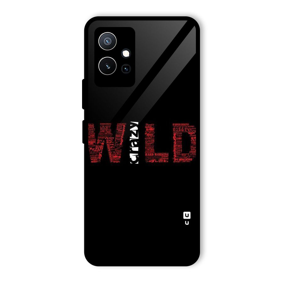 Wild Crazy Glass Back Case for Vivo iQOO Z6