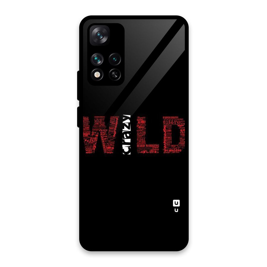 Wild Crazy Glass Back Case for Xiaomi 11i HyperCharge 5G