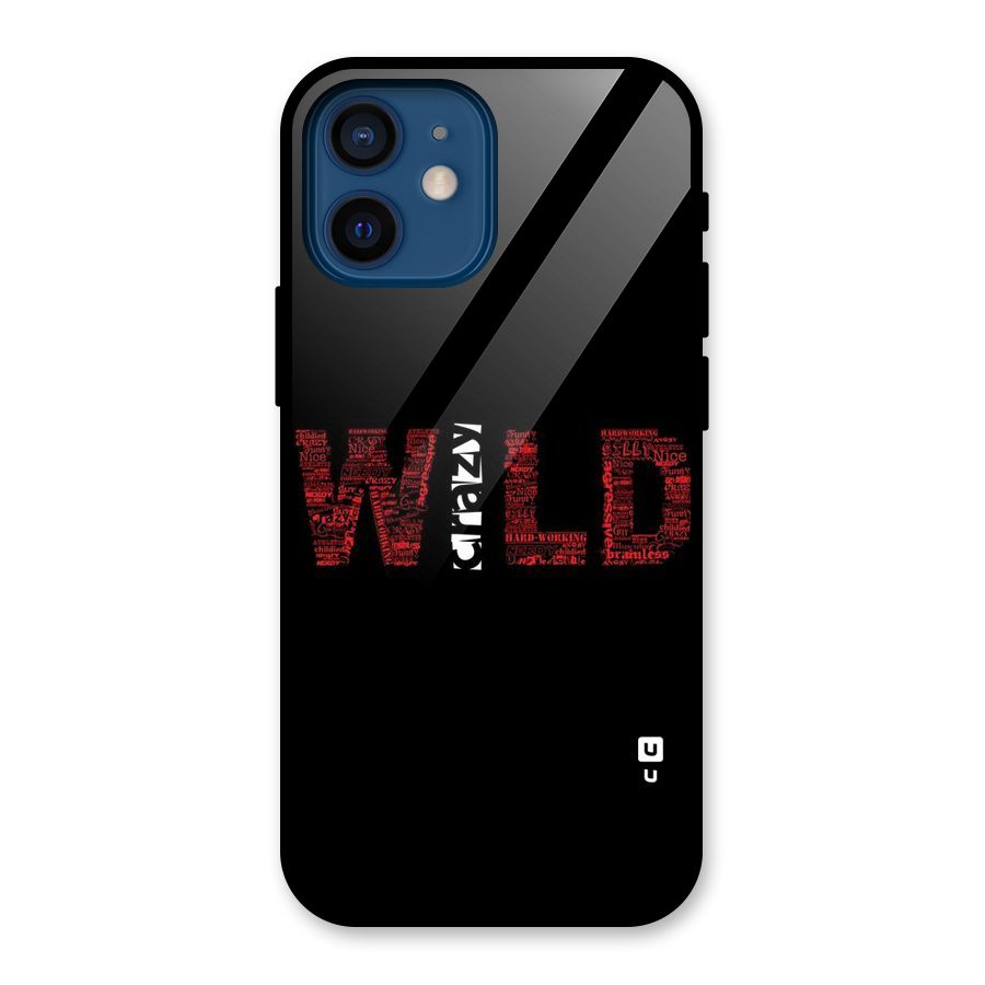 Wild Crazy Glass Back Case for iPhone 12 Mini