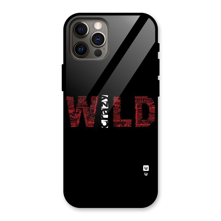 Wild Crazy Glass Back Case for iPhone 12 Pro