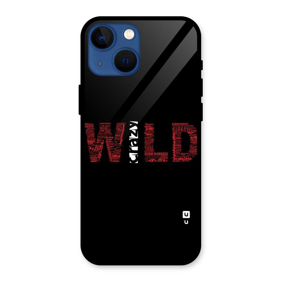 Wild Crazy Glass Back Case for iPhone 13 Mini