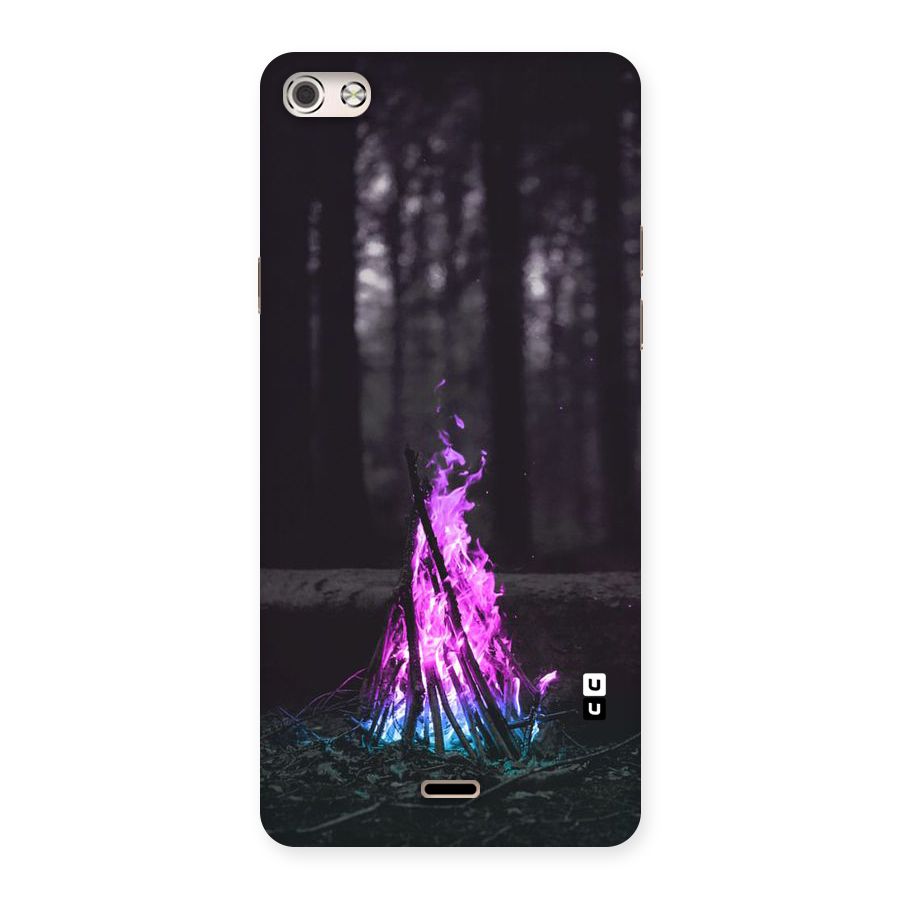 Wild Fire Back Case for Micromax Canvas Silver 5