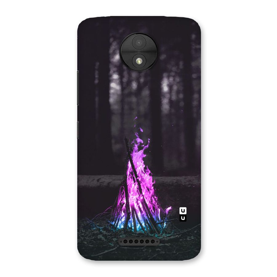 Wild Fire Back Case for Moto C