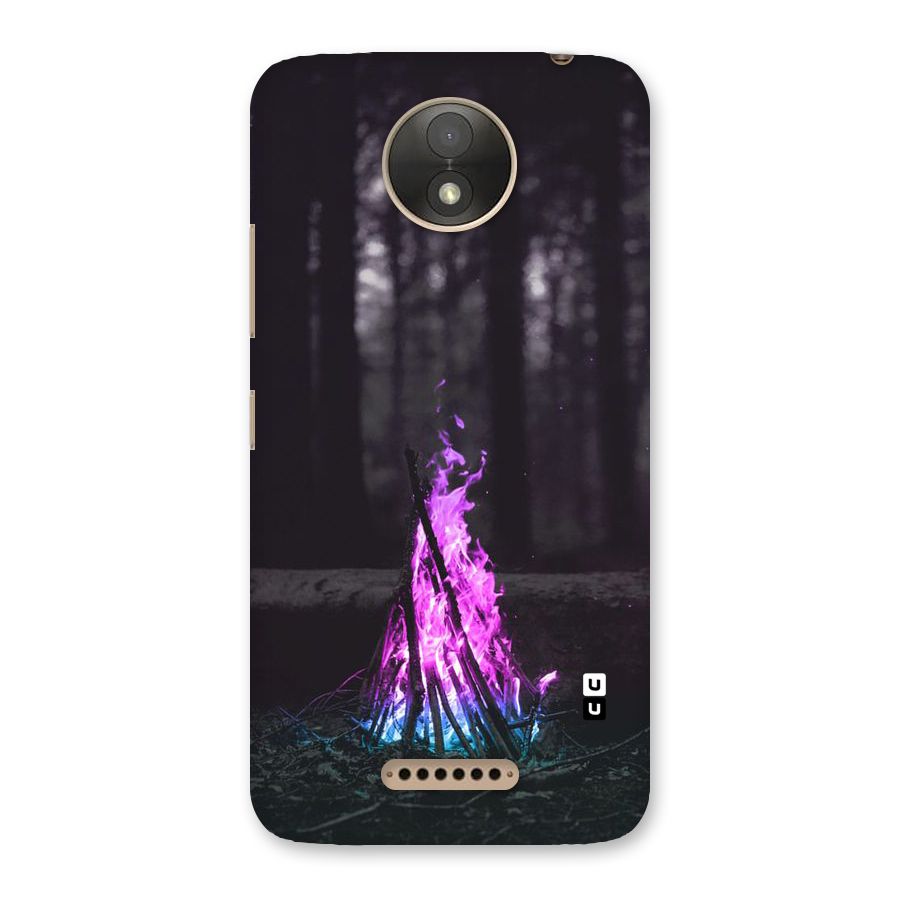 Wild Fire Back Case for Moto C Plus