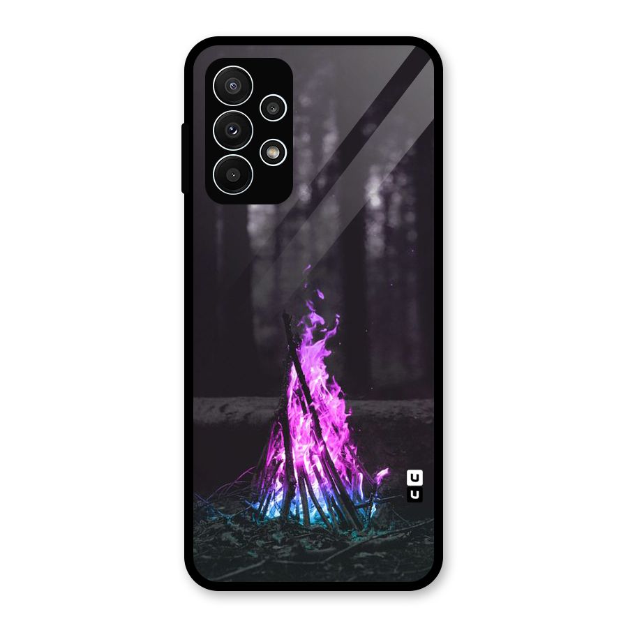 Wild Fire Glass Back Case for Galaxy A23
