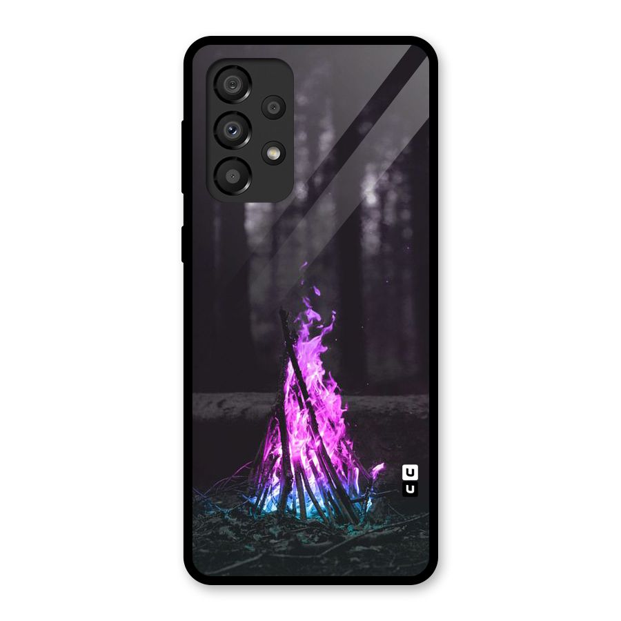 Wild Fire Glass Back Case for Galaxy A33 5G