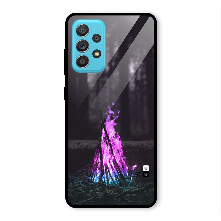 Wild Fire Glass Back Case for Galaxy A52s 5G