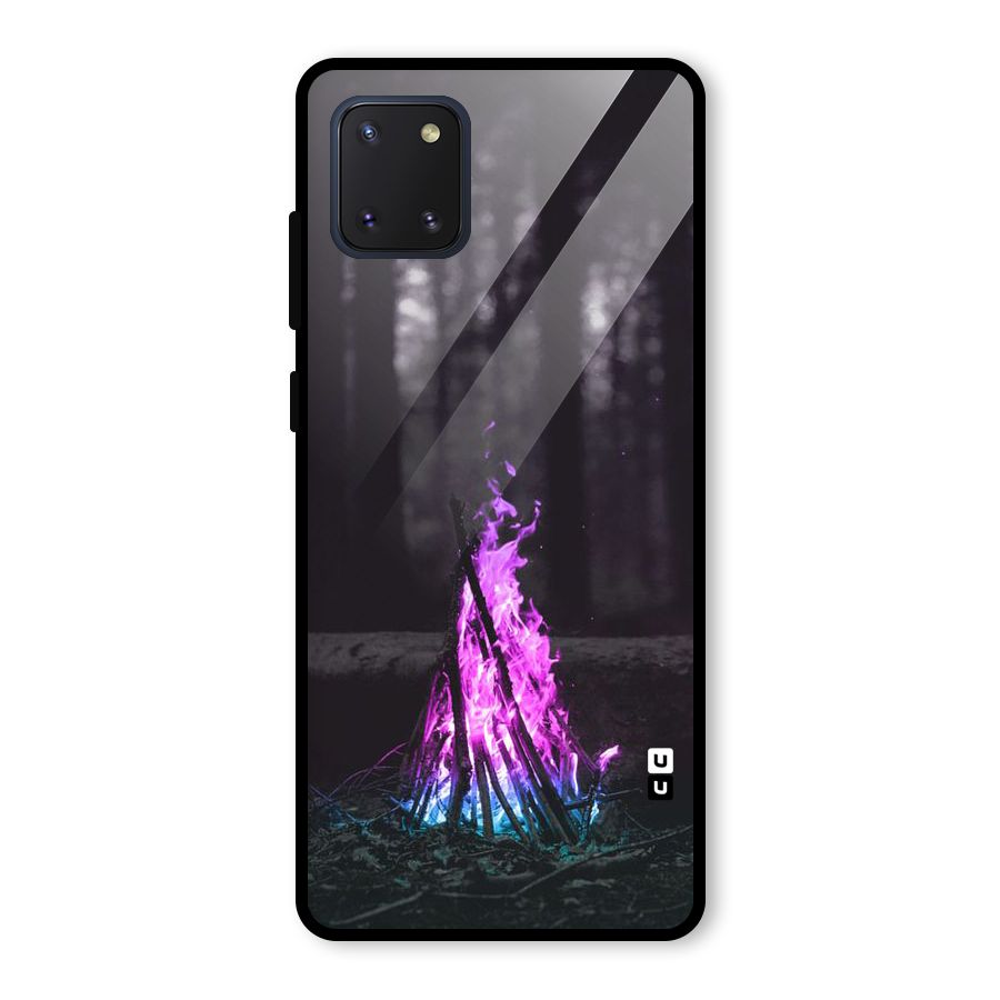 Wild Fire Glass Back Case for Galaxy Note 10 Lite
