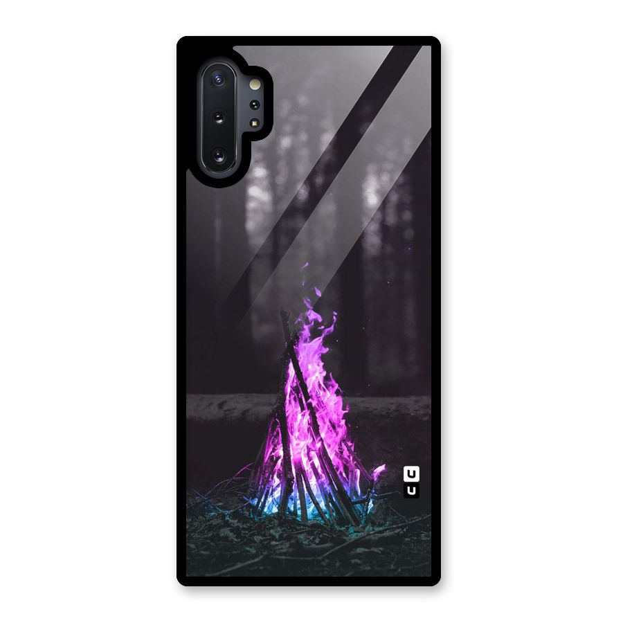 Wild Fire Glass Back Case for Galaxy Note 10 Plus