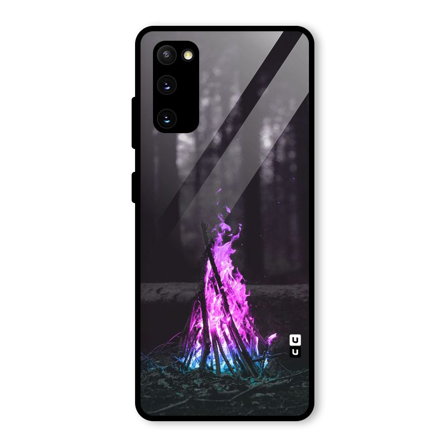 Wild Fire Glass Back Case for Galaxy S20 FE