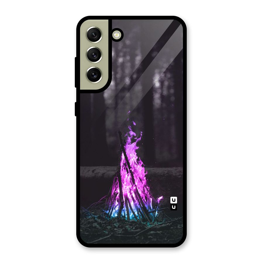 Wild Fire Glass Back Case for Galaxy S21 FE 5G