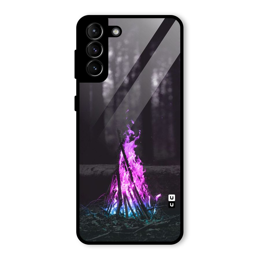Wild Fire Glass Back Case for Galaxy S21 Plus