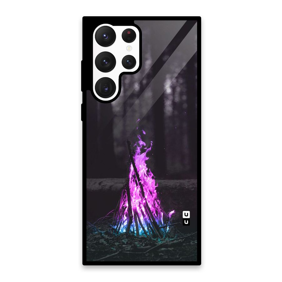 Wild Fire Glass Back Case for Galaxy S22 Ultra 5G