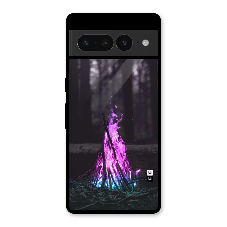 Wild Fire Glass Back Case for Google Pixel 7 Pro