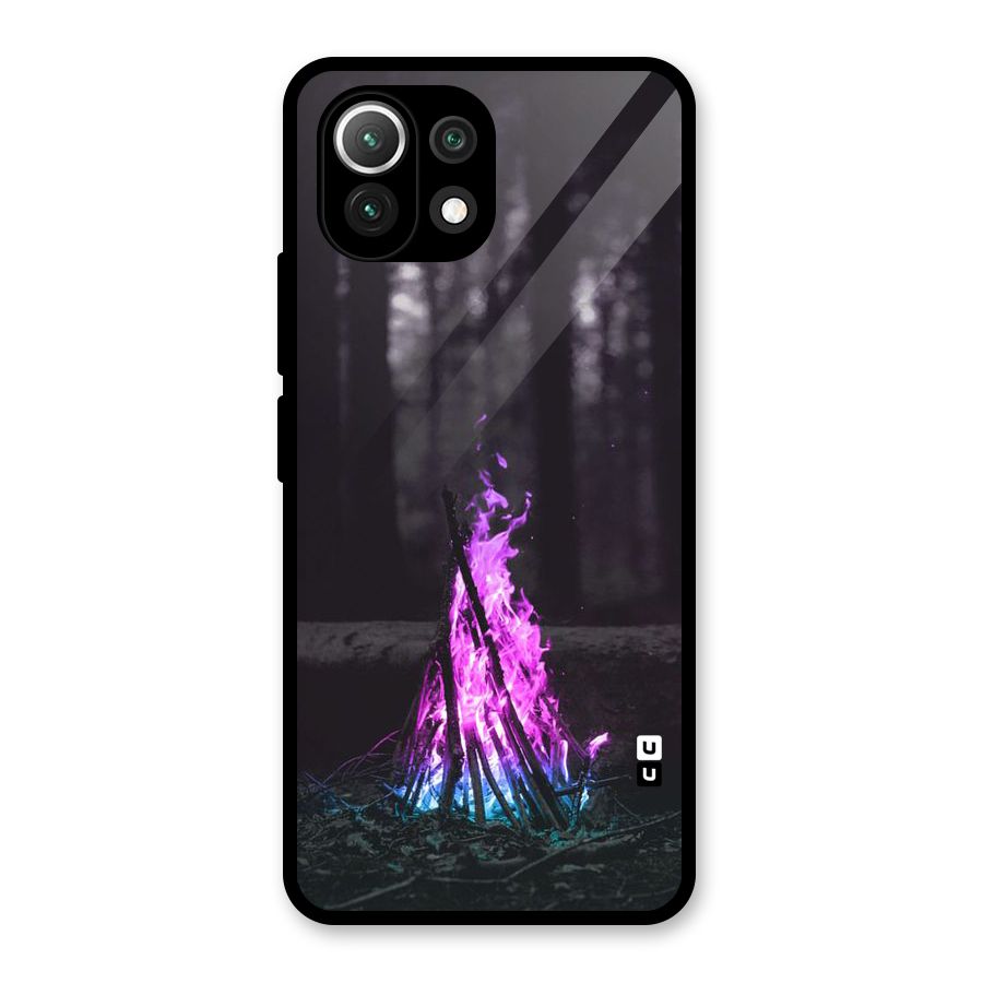 Wild Fire Glass Back Case for Mi 11 Lite NE 5G