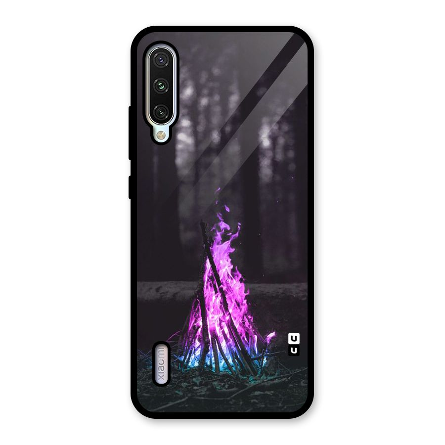Wild Fire Glass Back Case for Mi A3