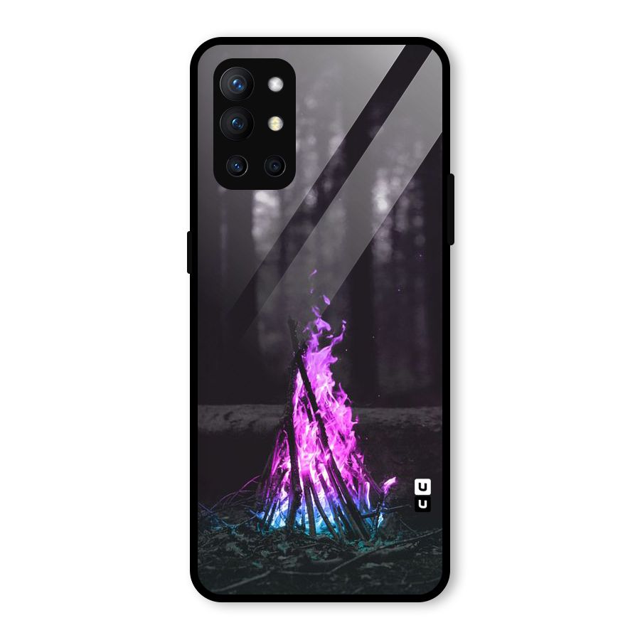 Wild Fire Glass Back Case for OnePlus 9R