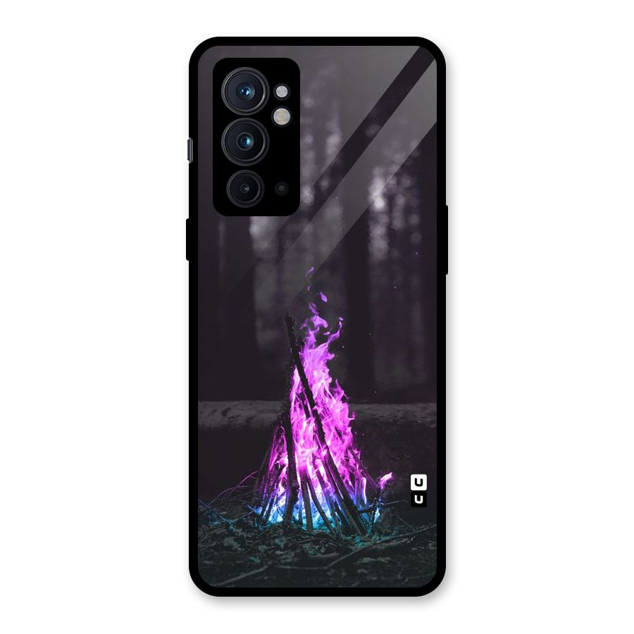 Wild Fire Glass Back Case for OnePlus 9RT 5G