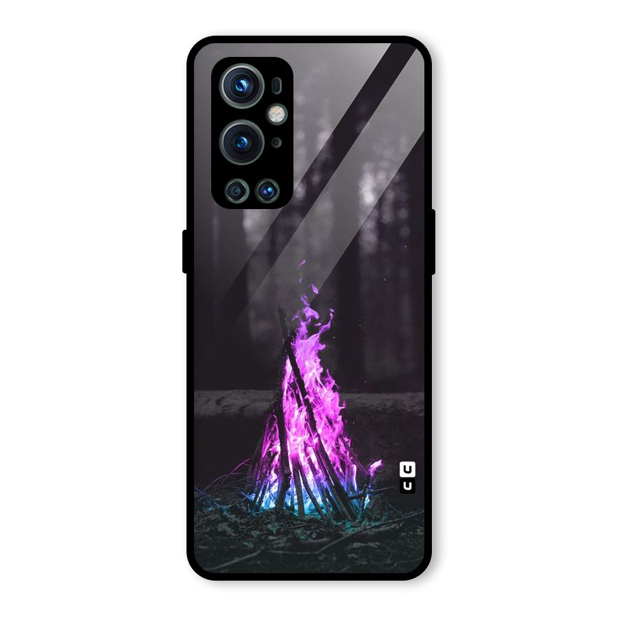 Wild Fire Glass Back Case for OnePlus 9 Pro
