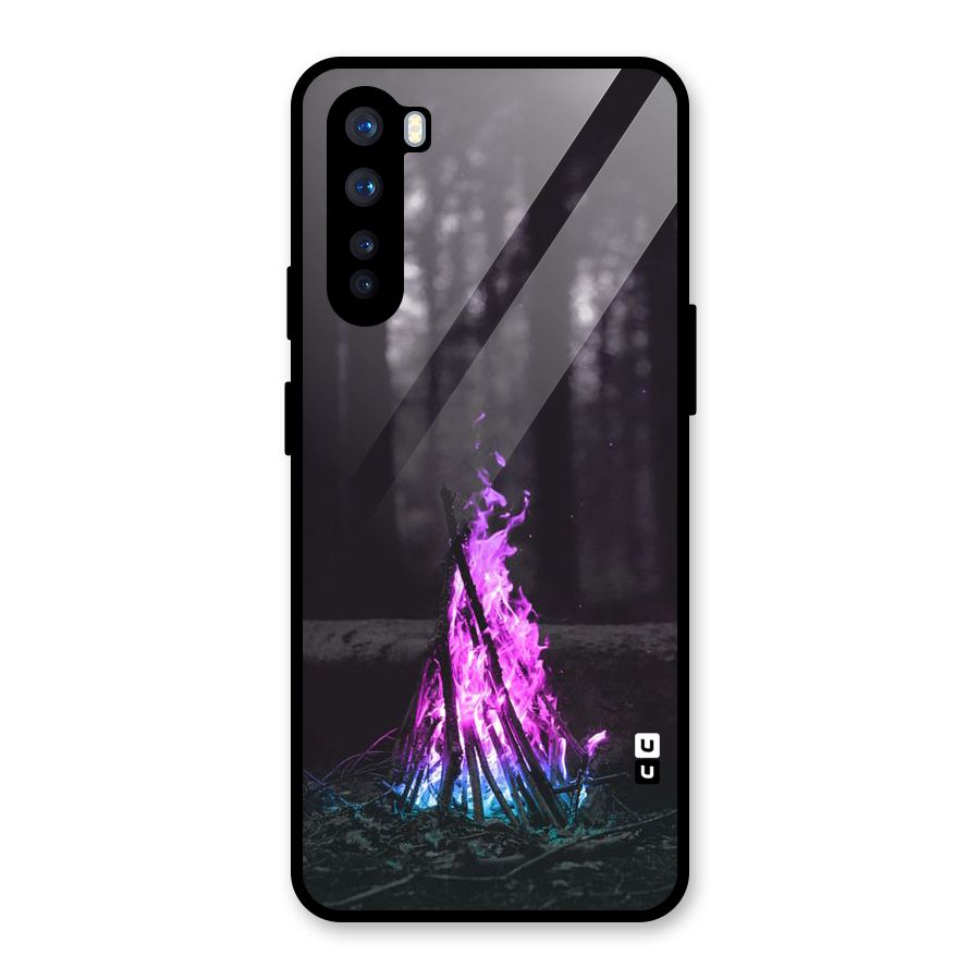 Wild Fire Glass Back Case for OnePlus Nord