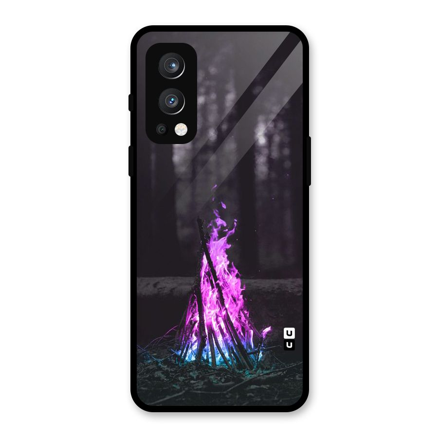 Wild Fire Glass Back Case for OnePlus Nord 2 5G