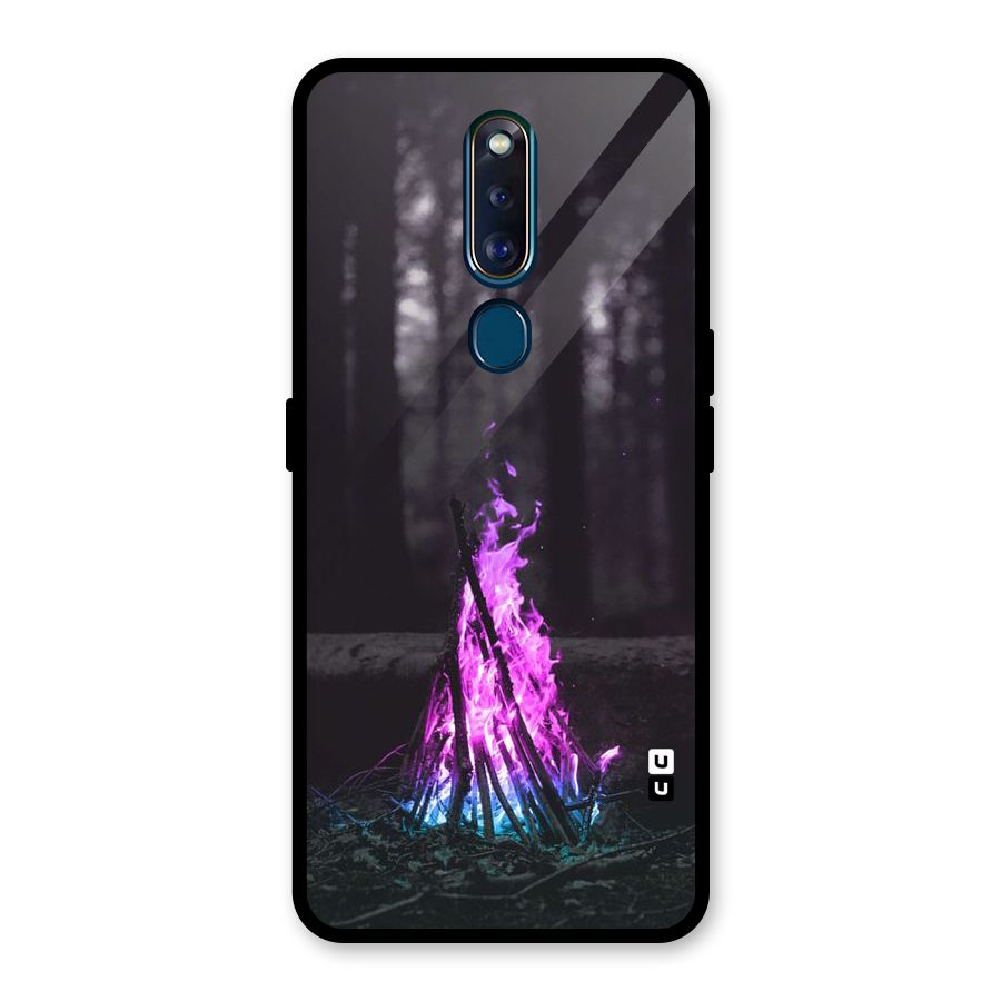 Wild Fire Glass Back Case for Oppo F11 Pro