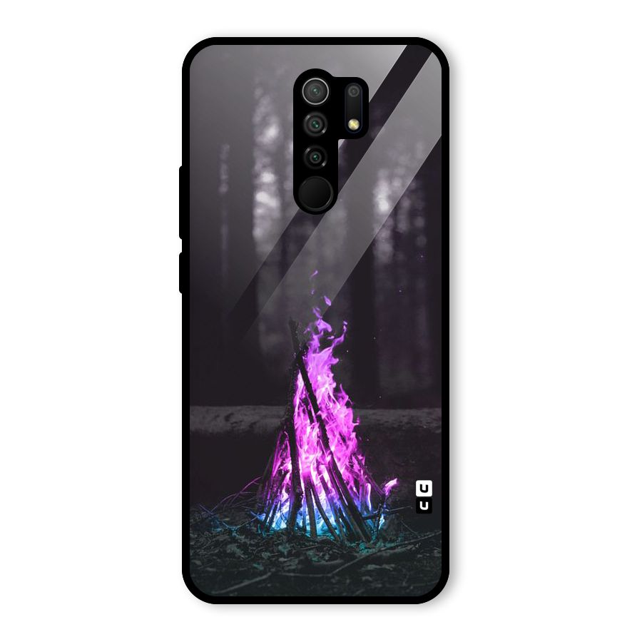 Wild Fire Glass Back Case for Poco M2